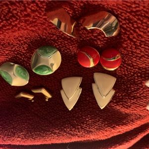 Vintage pierced post earrings.